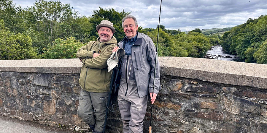 Mortimer & Whitehouse: Gone Fishing. Image shows left to right: Bob Mortimer, Paul Whitehouse