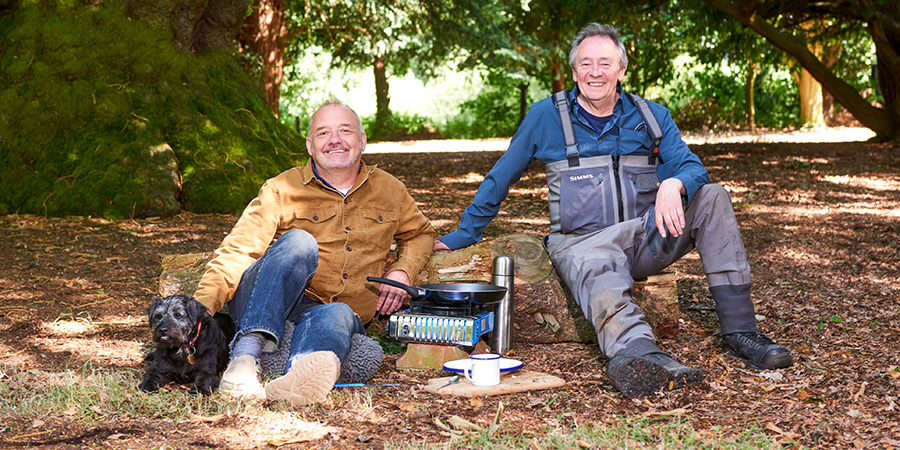 Mortimer & Whitehouse: Gone Fishing. Image shows left to right: Bob Mortimer, Paul Whitehouse