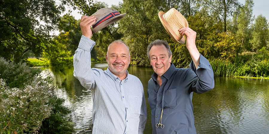 Mortimer & Whitehouse: Gone Fishing. Image shows left to right: Bob Mortimer, Paul Whitehouse