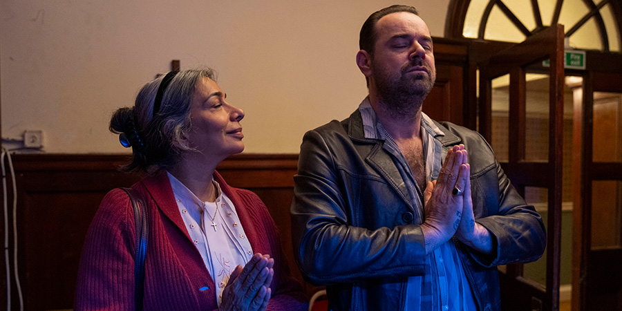 Shobna Gulati and Danny Dyer Shobna Gulati and Danny Dyer