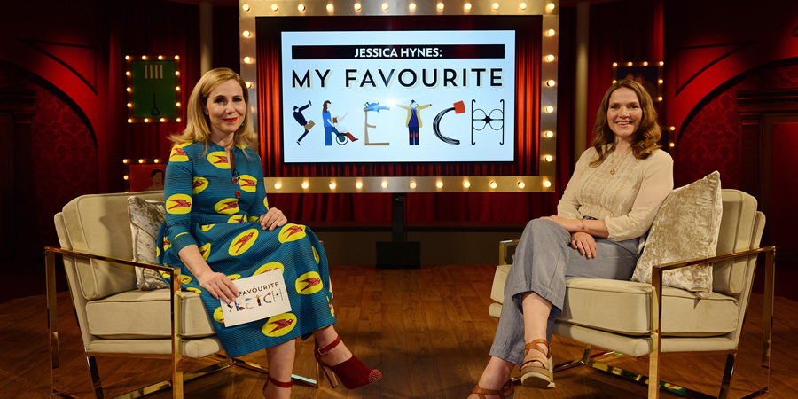 My Favourite Sketch. Image shows from L to R: Sally Phillips, Jessica Hynes. Copyright: Potato