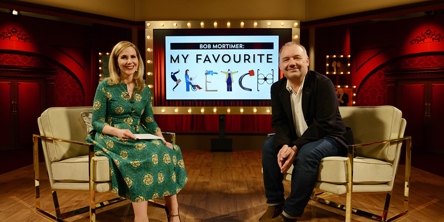 My Favourite Sketch. Image shows from L to R: Sally Phillips, Bob Mortimer. Copyright: Potato