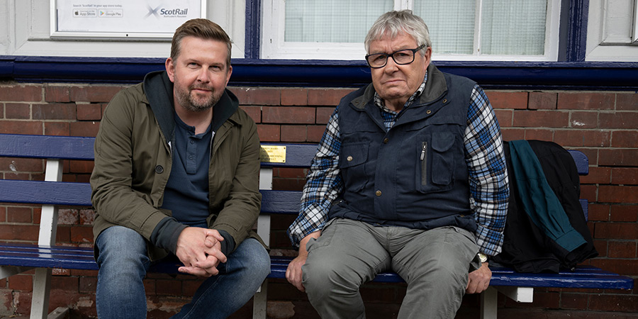 Only Child. Image shows left to right: Richard (Greg McHugh), Ken (Gregor Fisher)