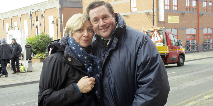 Our Friend Victoria. Image shows from L to R: Victoria Wood, Michael Ball. Copyright: Phil McIntyre Entertainment