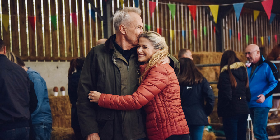 Pitching In. Image shows from L to R: Frank (Larry Lamb), Carys (Caroline Sheen)