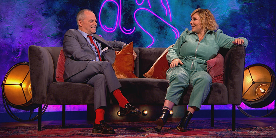 The Ranganation. Image shows left to right: Jack Dee, Sophie Willan