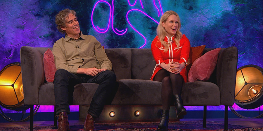 The Ranganation. Image shows left to right: Stephen Mangan, Lucy Beaumont
