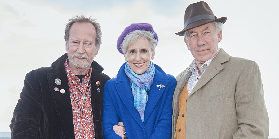 The Rebel. Image shows from L to R: Charles (Bill Paterson), Margaret (Anita Dobson), Henry Palmer (Simon Callow). Copyright: Retort