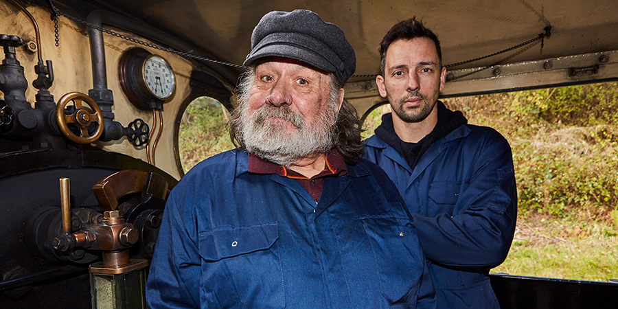 Ricky & Ralf's Very Northern Road Trip. Image shows from L to R: Ricky Tomlinson, Ralf Little. Copyright: North One Television