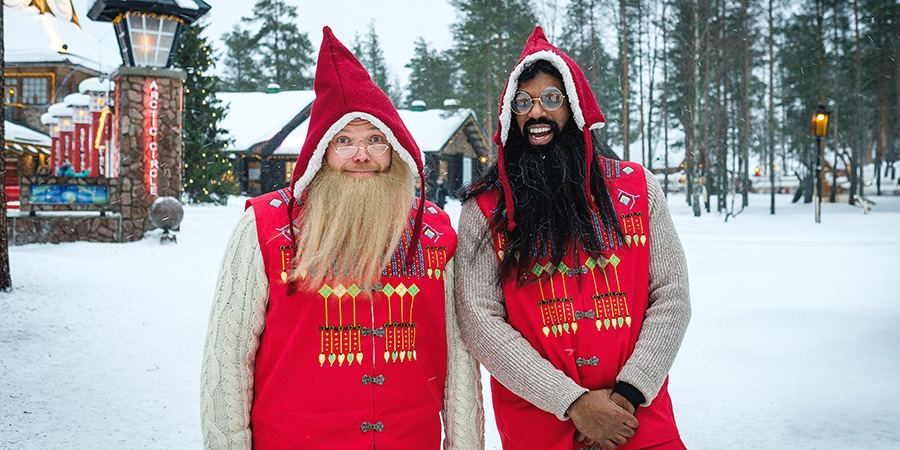 Rob And Romesh Vs. Image shows left to right: Rob Beckett, Romesh Ranganathan