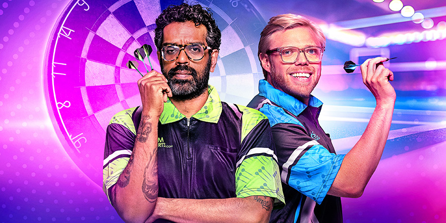 Rob And Romesh Vs. Image shows left to right: Romesh Ranganathan, Rob Beckett