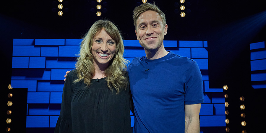 The Russell Howard Hour. Image shows from L to R: Daisy Haggard, Russell Howard. Copyright: Avalon Television