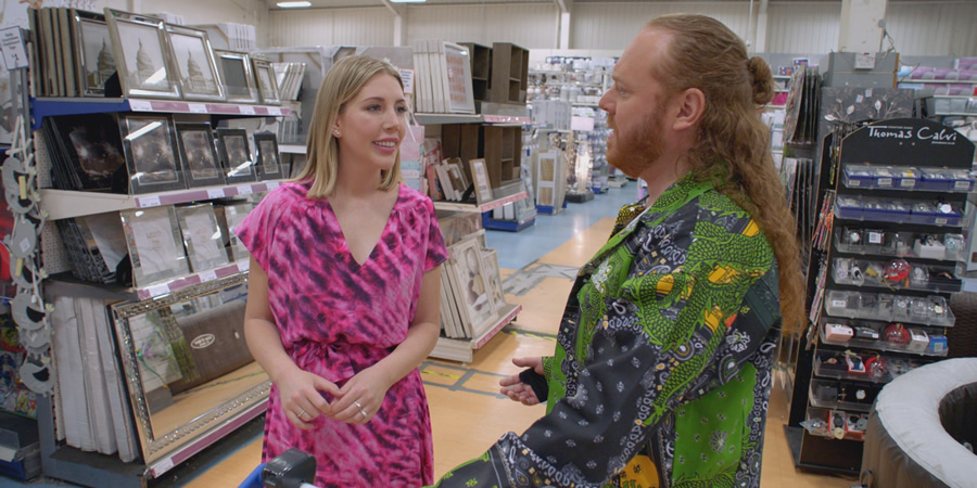 Shopping With Keith Lemon. Image shows from L to R: Katherine Ryan, Leigh Francis