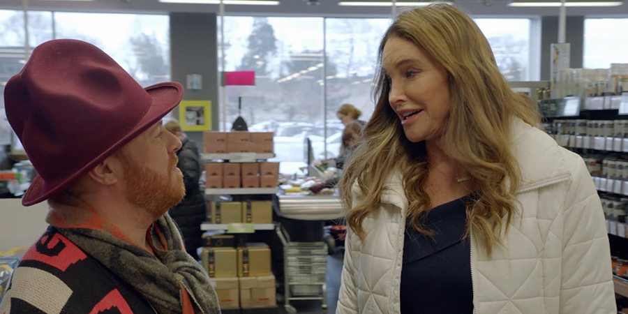 Shopping With Keith Lemon. Image shows from L to R: Leigh Francis, Caitlyn Jenner