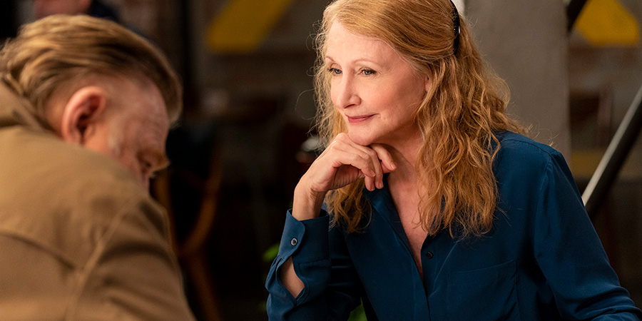 State Of The Union. Image shows from L to R: Scott (Brendan Gleeson), Ellen (Patricia Clarkson)