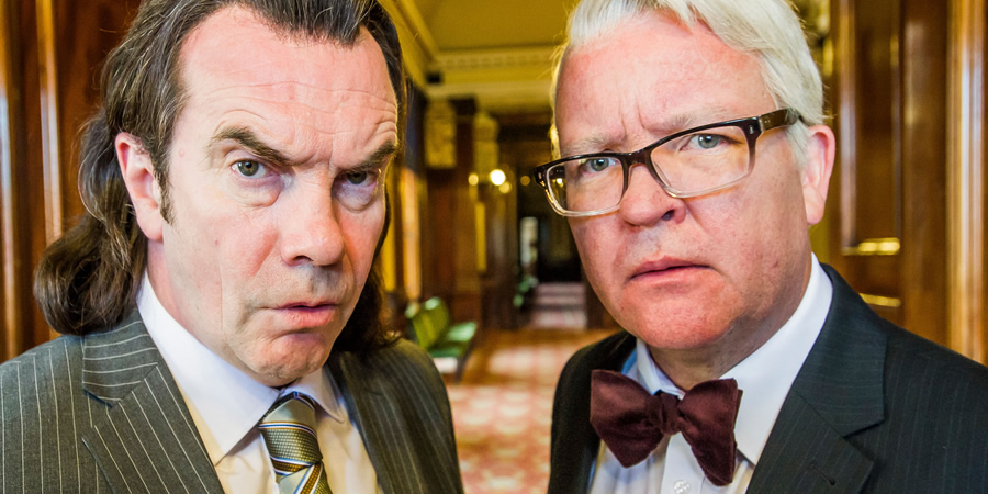 Still Game. Image shows from L to R: Boabby (Gavin Mitchell), Winston Ingram (Paul Riley)