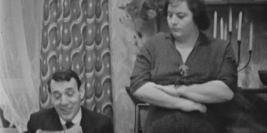 Sykes And A.... Image shows left to right: Eric (Eric Sykes), Hat (Hattie Jacques). Credit: BBC