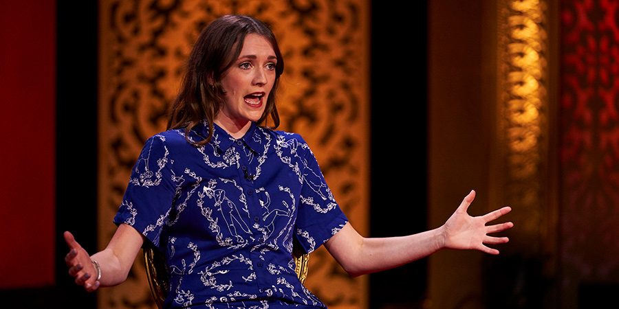 Taskmaster. Charlotte Ritchie. Copyright: Avalon Television