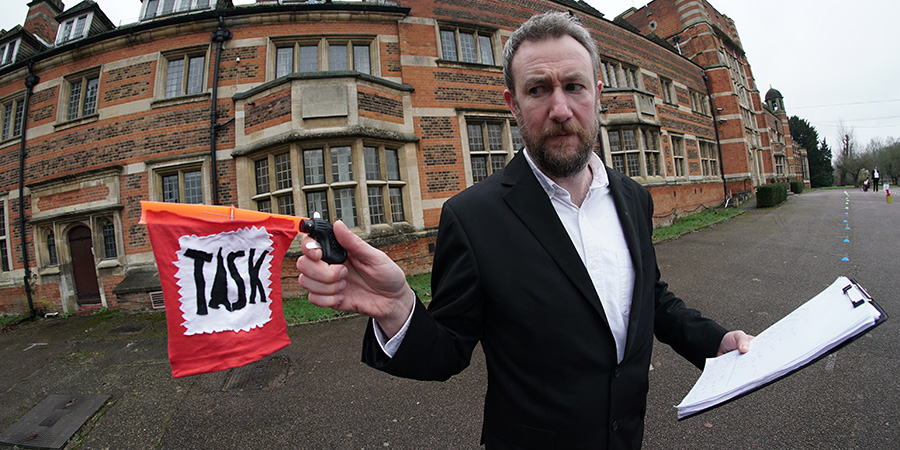 Taskmaster. Alex Horne. Copyright: Avalon Television