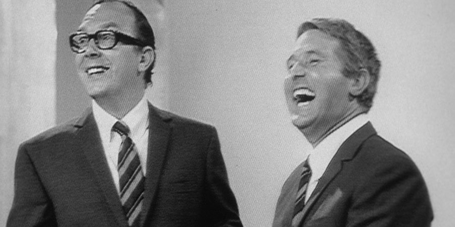 The Morecambe & Wise Show. Image shows from L to R: Eric Morecambe, Ernie Wise. Copyright: BBC