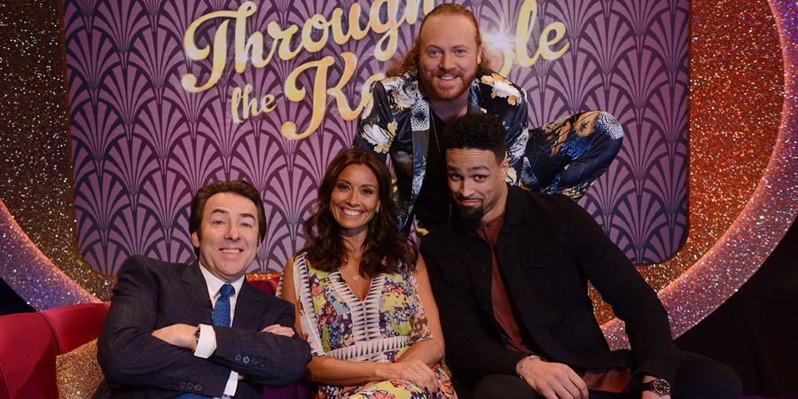 Through The Keyhole. Image shows from L to R: Jonathan Ross, Melanie Sykes, Leigh Francis, Ashley Banjo. Copyright: Talkback