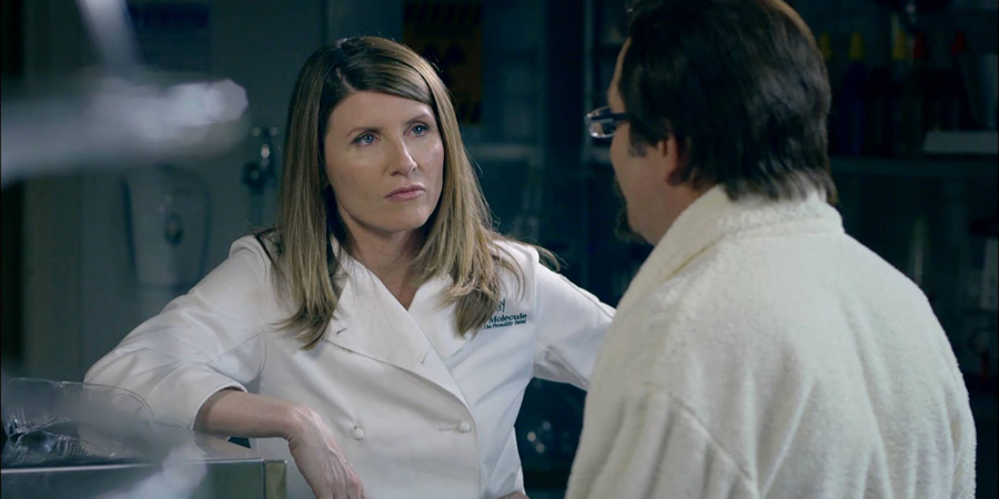 The Increasingly Poor Decisions Of Todd Margaret. Image shows from L to R: Alice Bell (Sharon Horgan), Todd Margaret (David Cross). Copyright: RDF Television / Merman