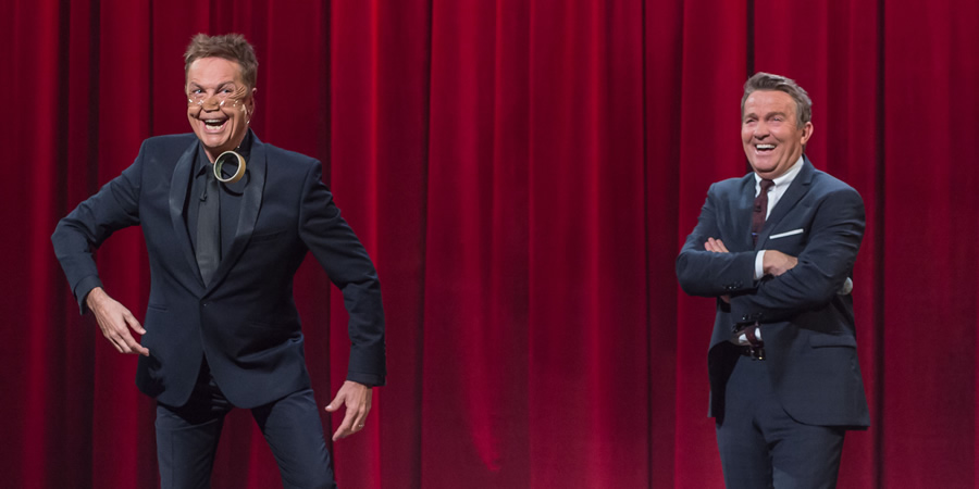 Tonight At The London Palladium. Image shows from L to R: Brian Conley, Bradley Walsh. Copyright: ITV Studios