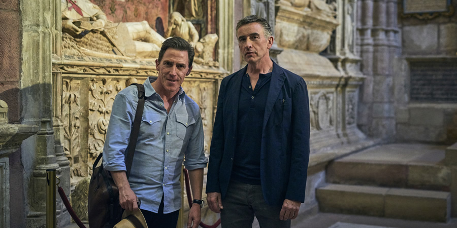 The Trip. Image shows from L to R: Rob (Rob Brydon), Steve (Steve Coogan)