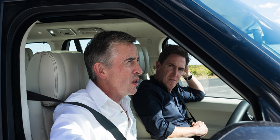 The Trip. Image shows from L to R: Steve (Steve Coogan), Rob (Rob Brydon)