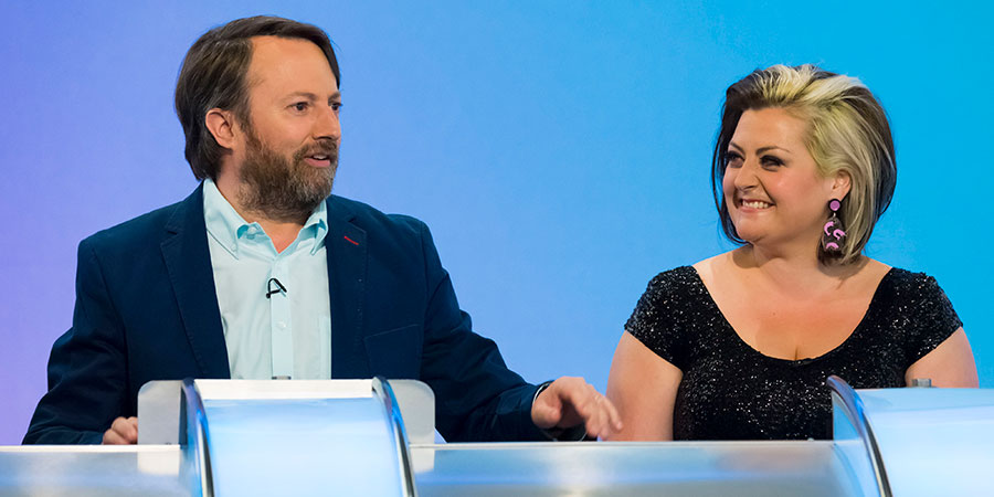 Would I Lie To You?. Image shows from L to R: David Mitchell, Kiri Pritchard-McLean. Copyright: Zeppotron