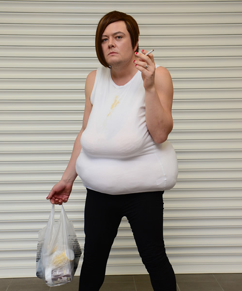 White Dee. Alan Carr. Copyright: Open Mike Productions