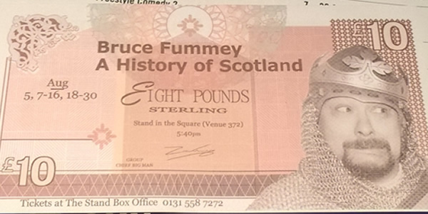 Bruce Fummey bank note flyer