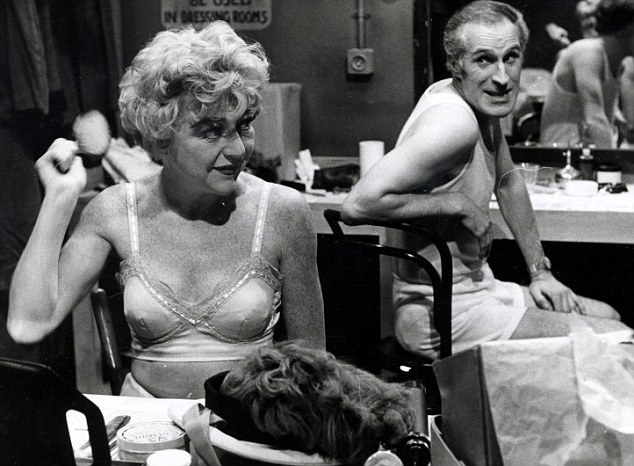 Dora Bryan and Bruce Forsyth performing a sketch written by Noël Coward. Image shows from L to R: Dora Bryan, Bruce Forsyth