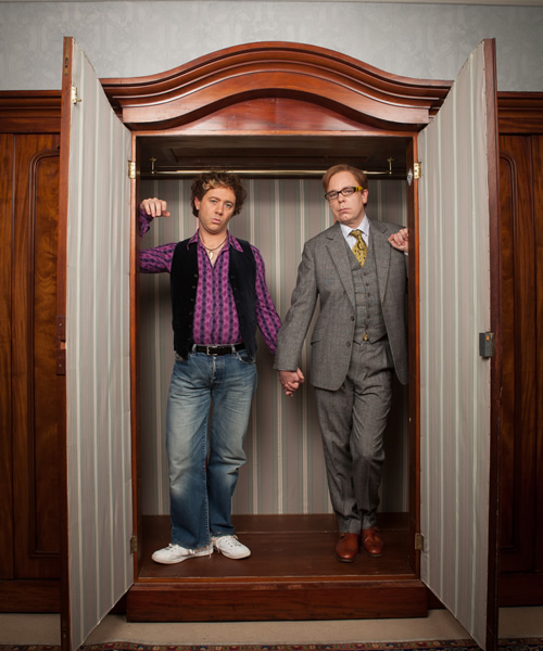 Inside No. 9. Image shows from L to R: Stu (Reece Shearsmith), Carl (Steve Pemberton). Copyright: BBC