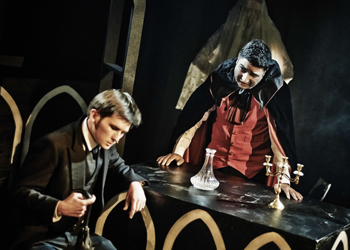 Mr Swallow: The Musical. Image shows from L to R: Kieran Hodgson, Nick Mohammed