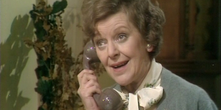 My Name Is Harry Worth. Mrs Maybury (Lally Bowers). Credit: Thames Television