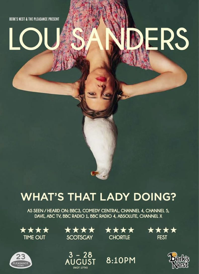 What's that lady doing?. Lou Sanders