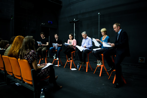 The Sitcom Mission 2013. Image shows left to right: Stephen Chance, Chris Elderwood, Claire Randall, Simon Wright, Johanne Murdock, Declan Hill