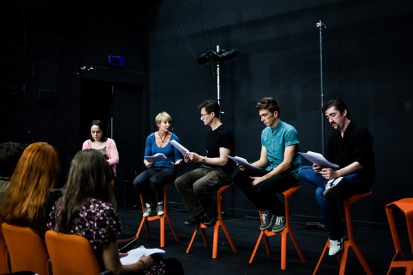 The Sitcom Mission 2013. Image shows left to right: Claire Randall, Johanne Murdock, Stephen Chance, Thom Ford, Chris Elderwood