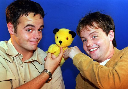 Sooty. Image shows from L to R: Ant McPartlin, Declan Donnelly