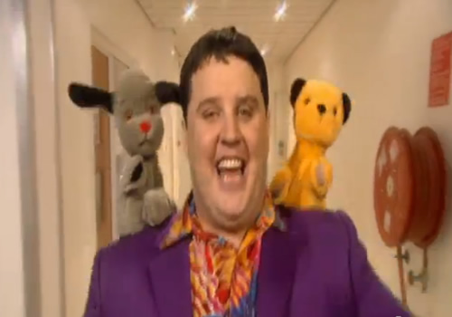 Sooty. Peter Kay