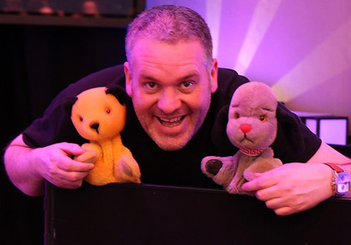 Sooty. Chris Moyles