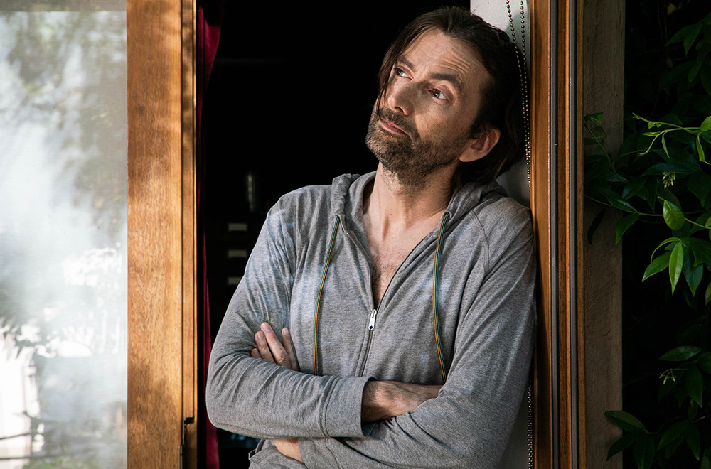 Staged. David (David Tennant). Copyright: BBC / Simon Ridgeway