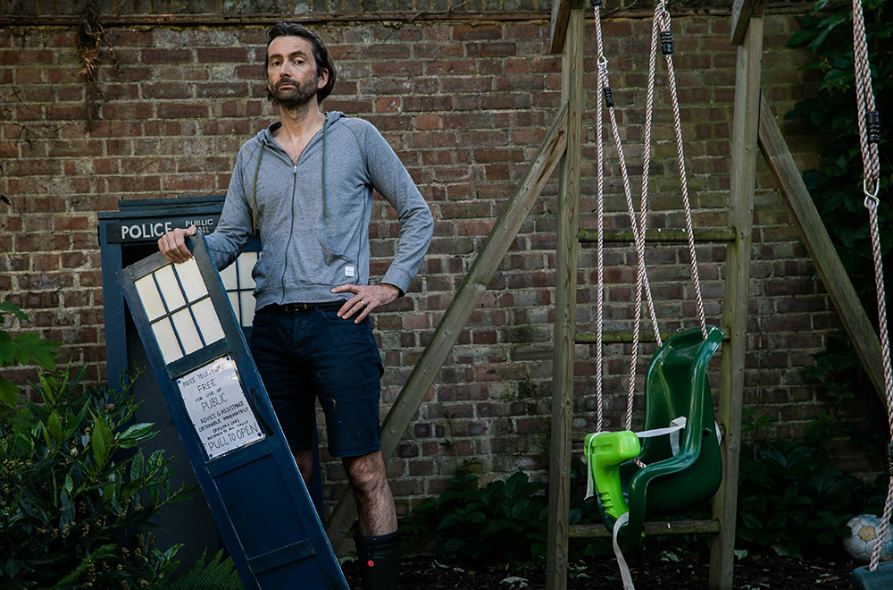 Staged. David (David Tennant). Copyright: BBC / Simon Ridgeway