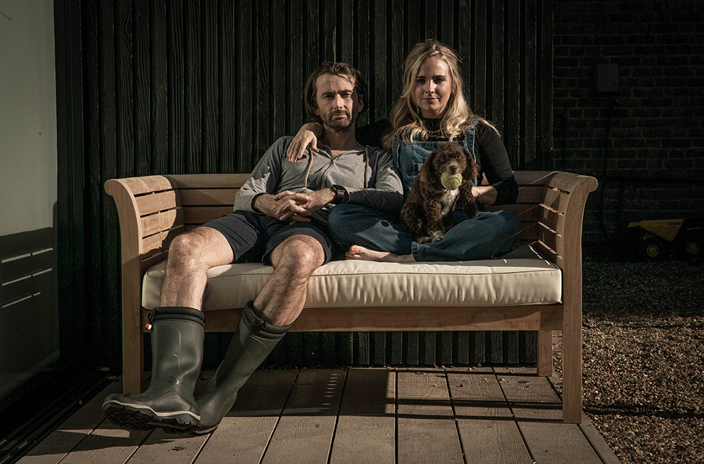 Staged. Image shows from L to R: David (David Tennant), Georgia (Georgia Tennant). Copyright: BBC / Simon Ridgeway