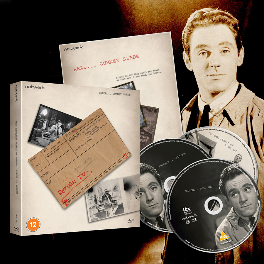 The Strange World Of Gurney Slade... Again Blu-ray showcase. Gurney Slade (Anthony Newley). Copyright: Network