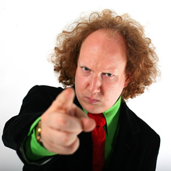 Andy Zaltzman: Swears To Tell The Truth, The Half Truth And Everything But The Truth. Andy Zaltzman. Copyright: BBC