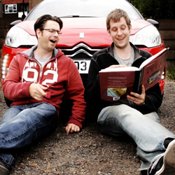 Baggage Of Being. Image shows from L to R: Dan Adams, Christian Ancliff. Copyright: BBC