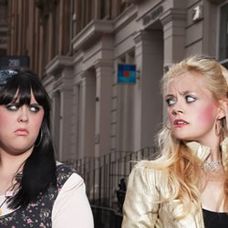 Direct Devitt: Mammy. Image shows from L to R: Sharon Rooney, Vivien Taylor. Copyright: BBC