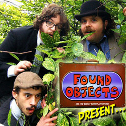 Found Objects Present Live Low Budget Comedy Adventures - Free. Image shows from L to R: Ryan Harding, Rowan Bangs, Tim Dawkins. Copyright: Angst Productions